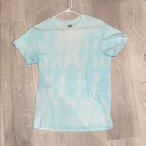 Unique Tie-dye Blue Shirt